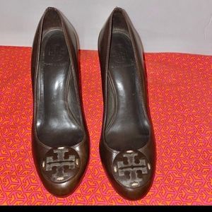 Tory Burch Teva Heels Brown